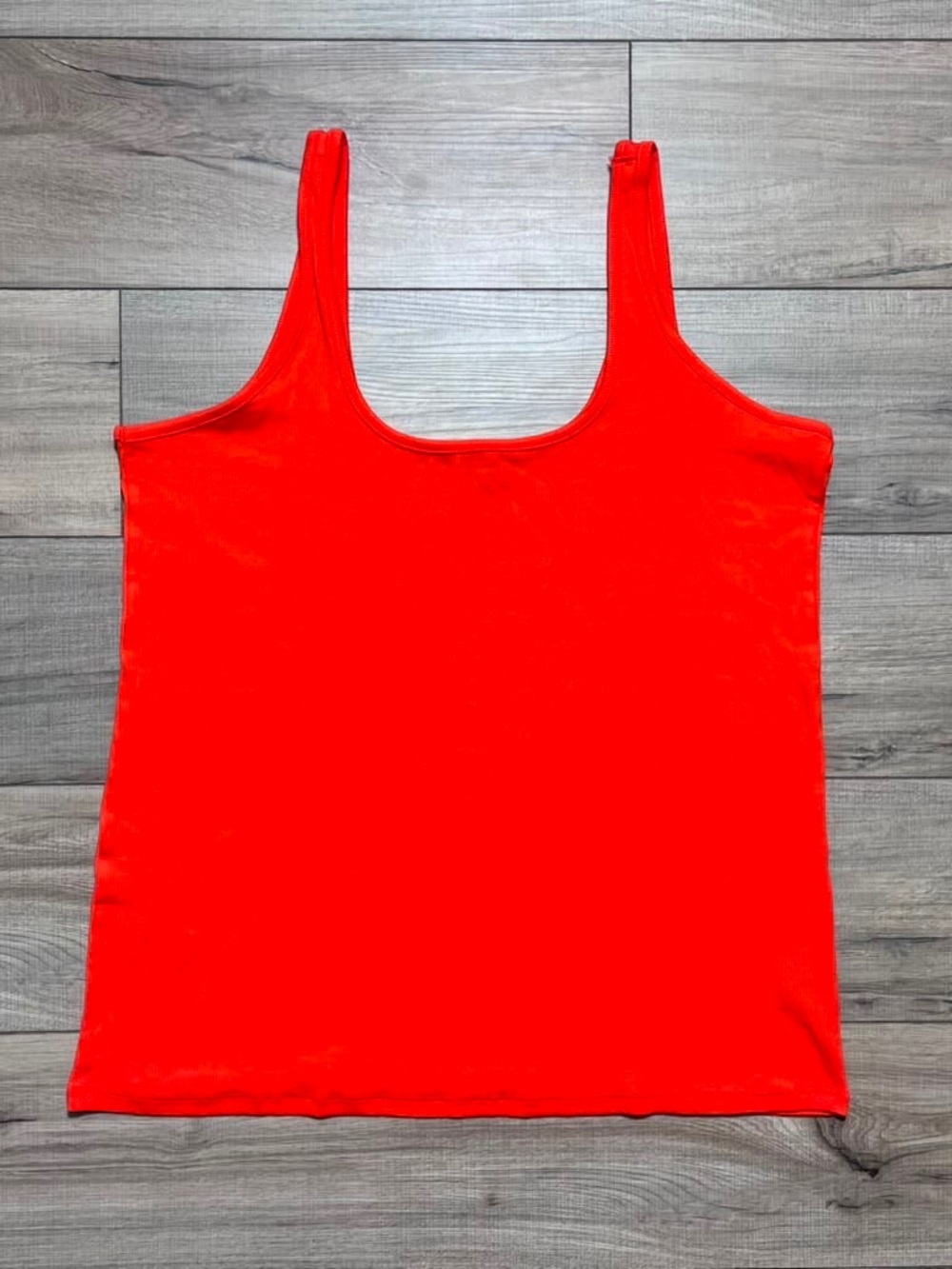 Torrid Womens Scoop Neck Ribbed Tank Top Size 3 Orange